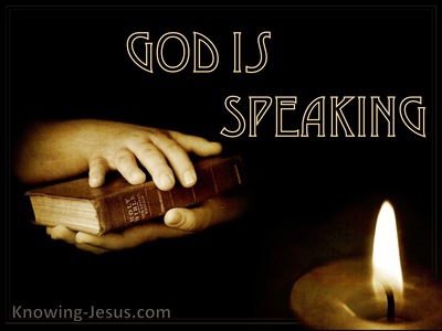 Hebrews 1:1 God Is Speaking (devotional)05:15 (brown)